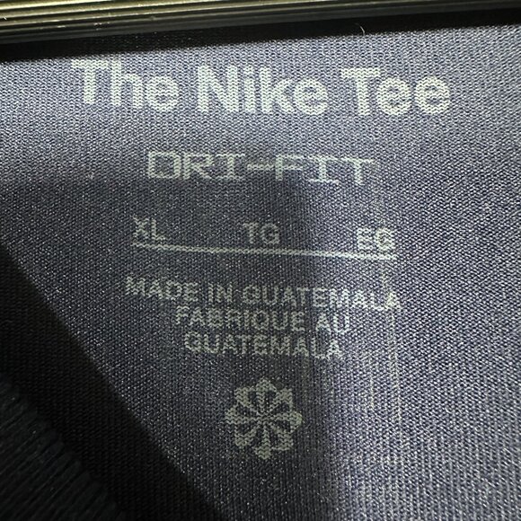 Nike Shirt Mens XL The Nike Tee Blue Short Sleeve Del Pozzo Cup 2024 Dri Fit NEW - Picture 4 of 8